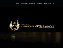 Tablet Screenshot of freedomequitygroup.com